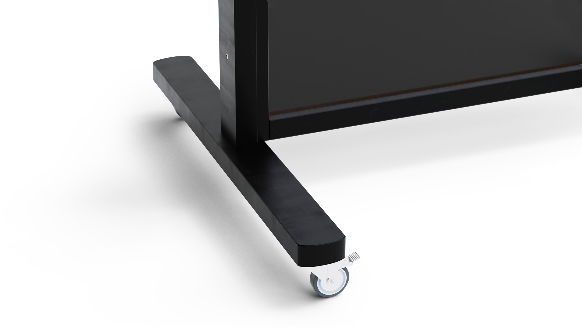 VERTboard Vertical Mobile Chalkboard 137x78 cm in Black Wooden Frame - Image 6