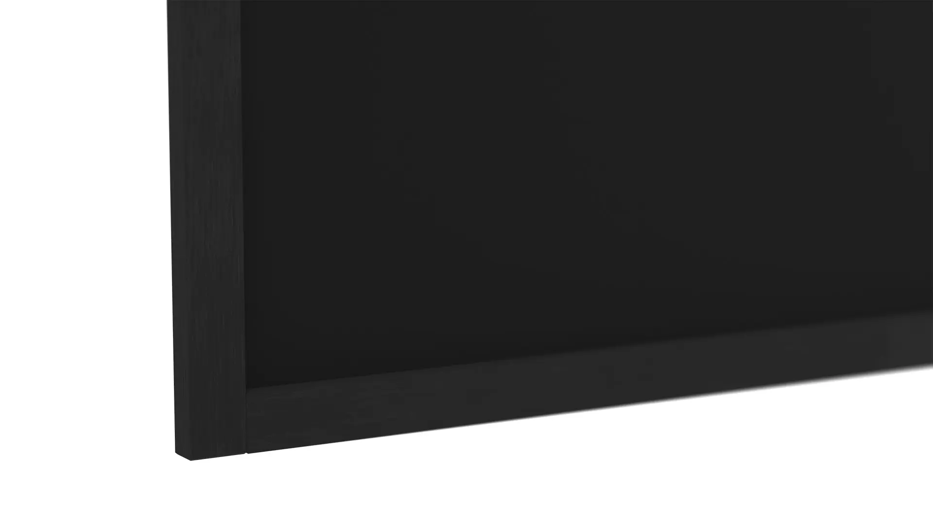 Black chalkboard 120x60 cm wooden frame color black - Image 8