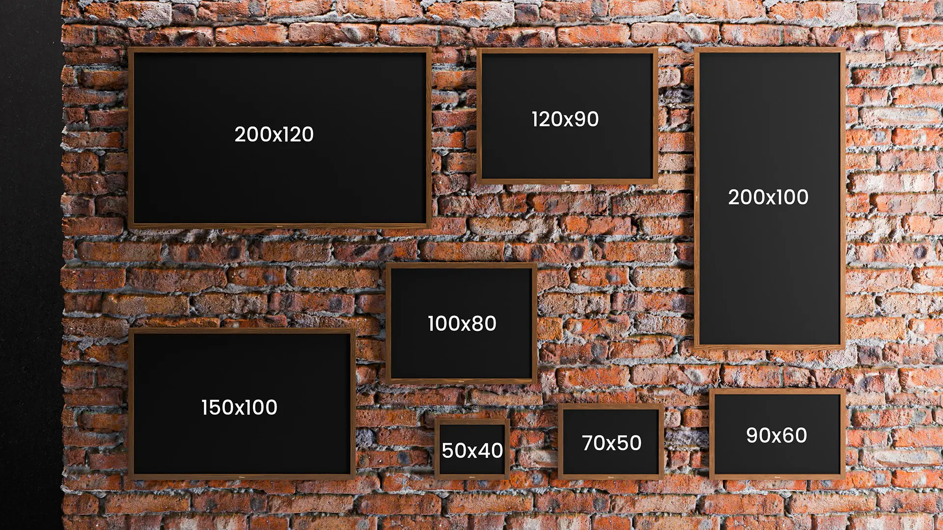 Black chalkboard 120x60 cm wooden frame - Image 9