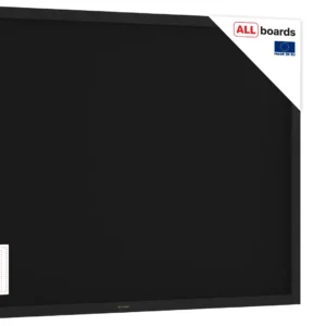 Black chalkboard 150x100 cm wooden frame color black