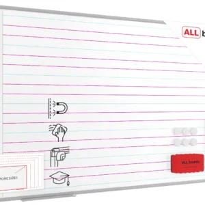 Magnetic Dry-Wipe Whiteboard for Learning to Write – 170 × 100 cm - Includes Accessory Set
