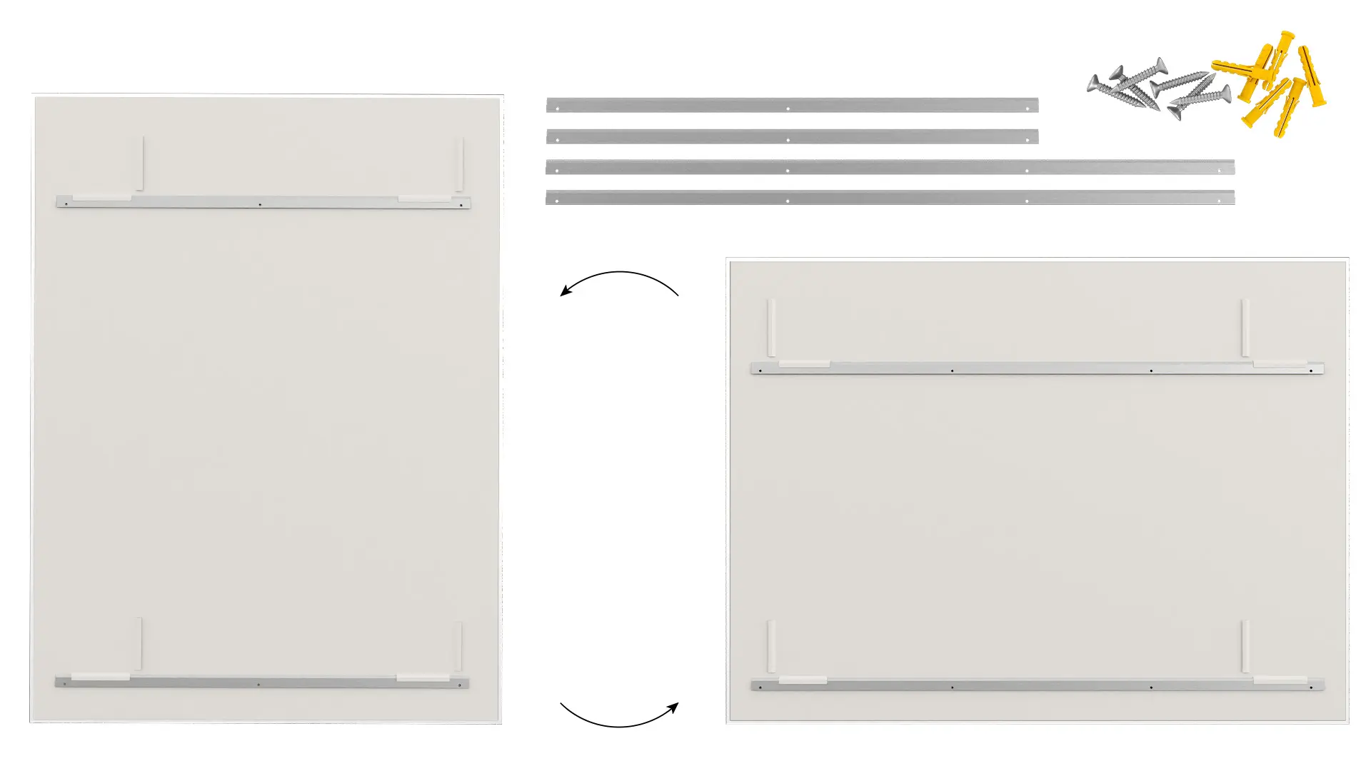 Magnetic glass board 120x60 cm CLASSIC WHITE + with Bonus Accessories - Image 9