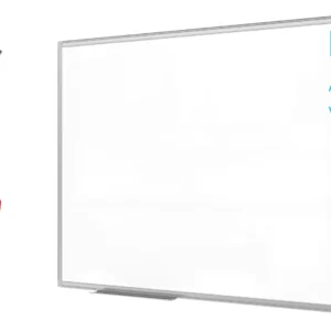 Magnetic Dry-Wipe Whiteboard 120x60 cm in Aluminium Frame + Accessory Set – TM IDEA® Flex Series