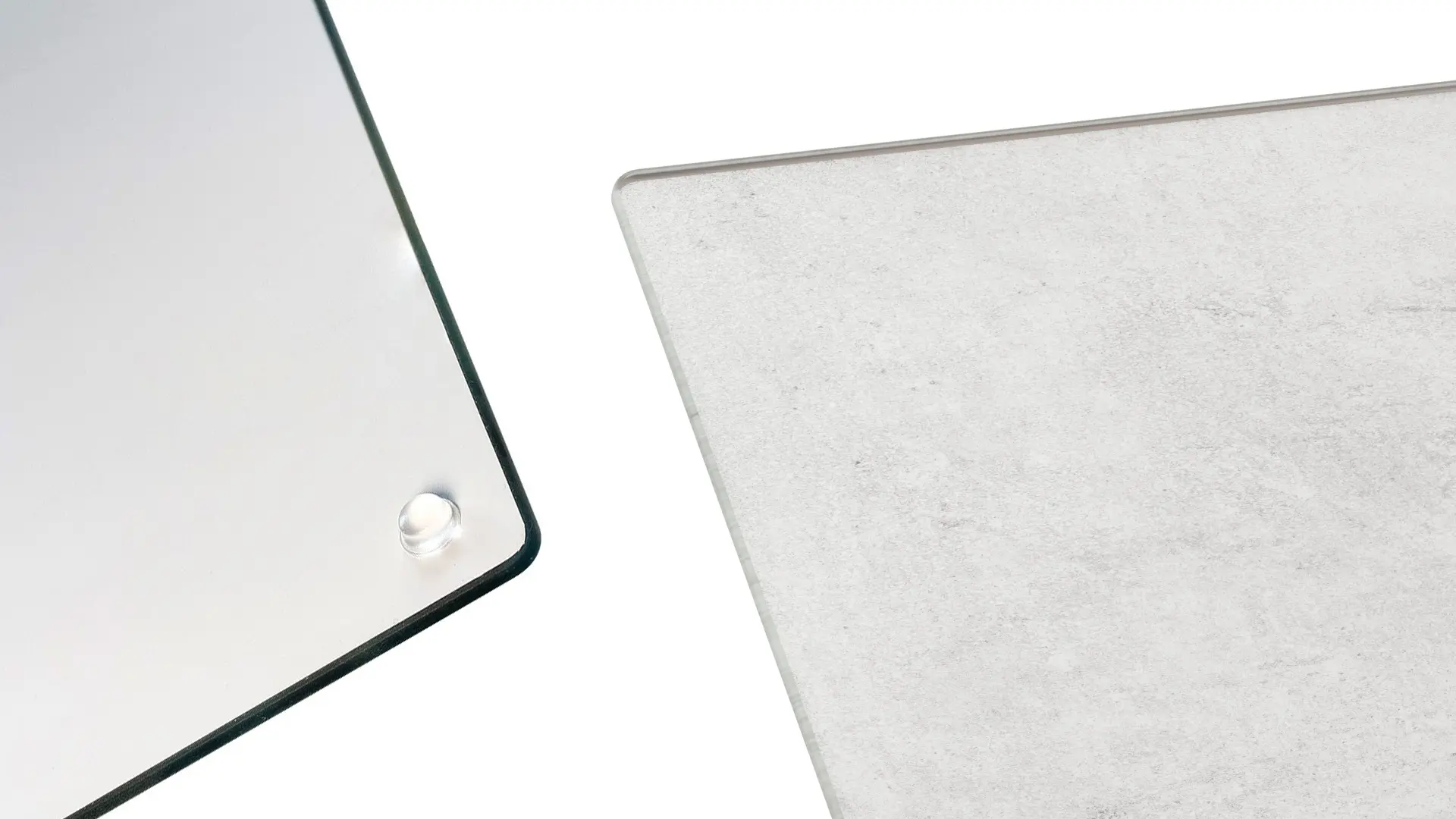 Glass Chopping Board / Hob Cover 60 × 52 cm - CONCRETE II - Image 5