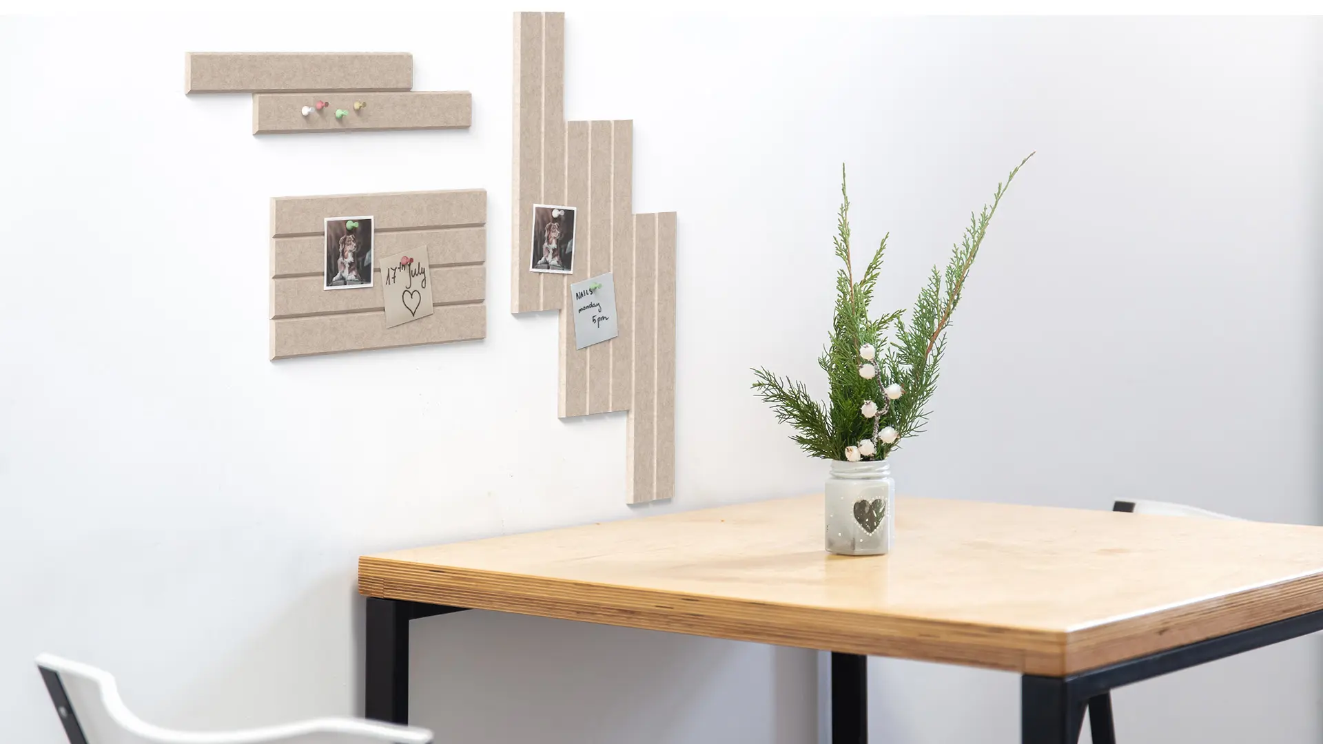 Felt Wall Panel 60 × 30 cm — Camel - Image 3