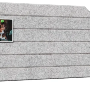 Felt Wall Panel 60 × 30 cm — Grey