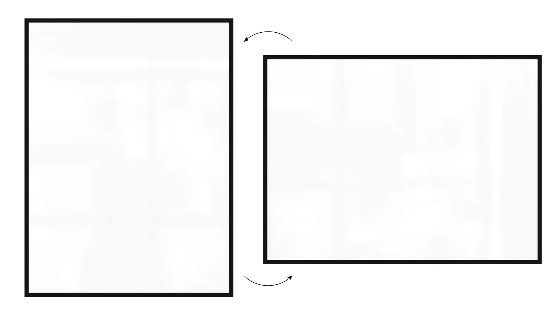 Whiteboard dry erase magnetic surface, black wooden frame 120x90 cm - Image 5