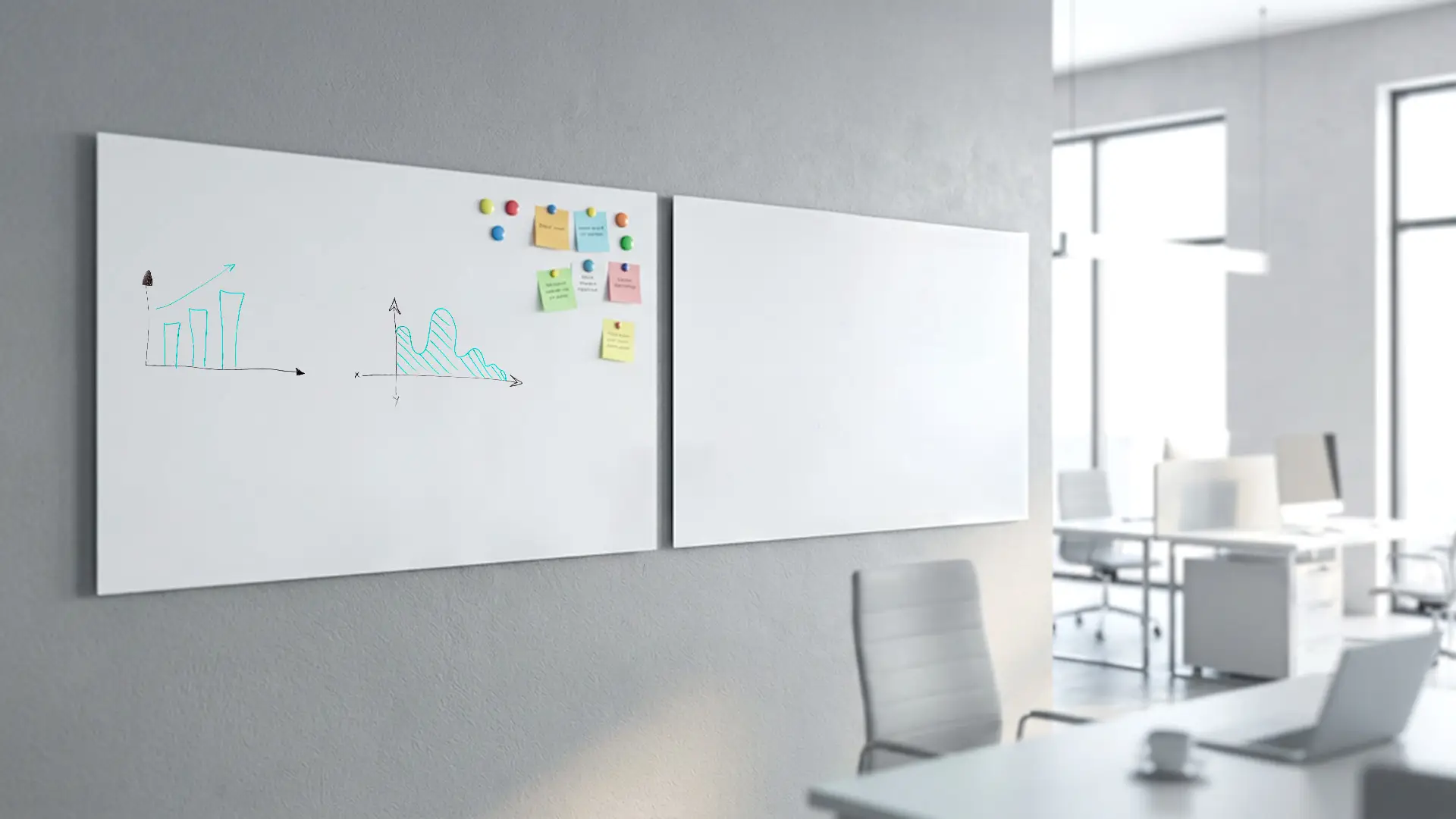 Matte Magnetic Glass Board 180x100 cm + FREE Accessories - Image 10