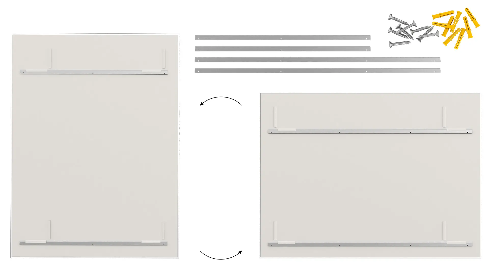 Matte Magnetic Glass Board 180x120 cm + FREE Accessories - Image 9