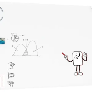 Matte Magnetic Glass Board 220x120 cm + FREE Accessories