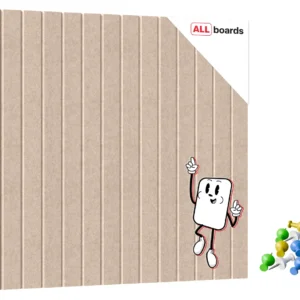 Felt Wall Panels 90x60 cm — Self-Adhesive Notice Board Tiles - Camel Brown