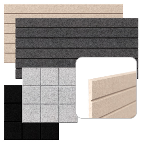 Felt noticeboard panels