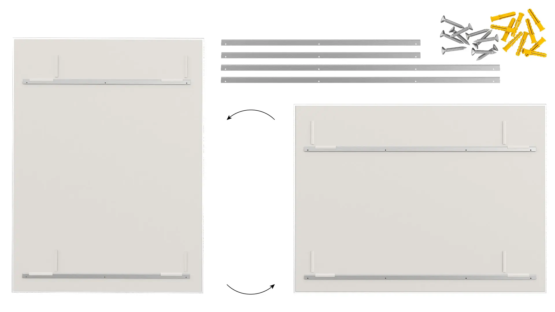Magnetic glass board 300x120 cm PREMIUM SUPERWHITE (super white) + with Bonus Accessories - Image 10