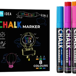 TM IDEA Chalk Marker Set – 8 Assorted Colours