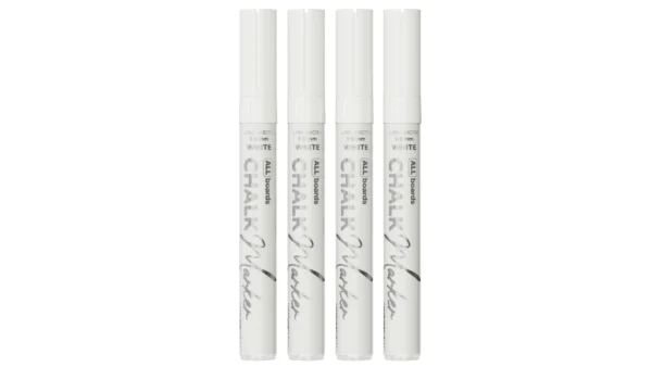 ALLboards Chalk Marker Set - 4 pcs, White