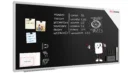 Chalkboard black magnetic surface aluminium frame 120x60 cm + FREE ACCESSORIES
