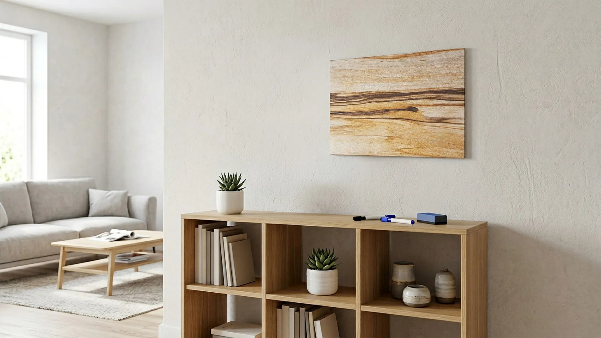 METALboards Magnetic Board, Tropical Wood 60x40 cm + FREE Accessories Set - Image 4
