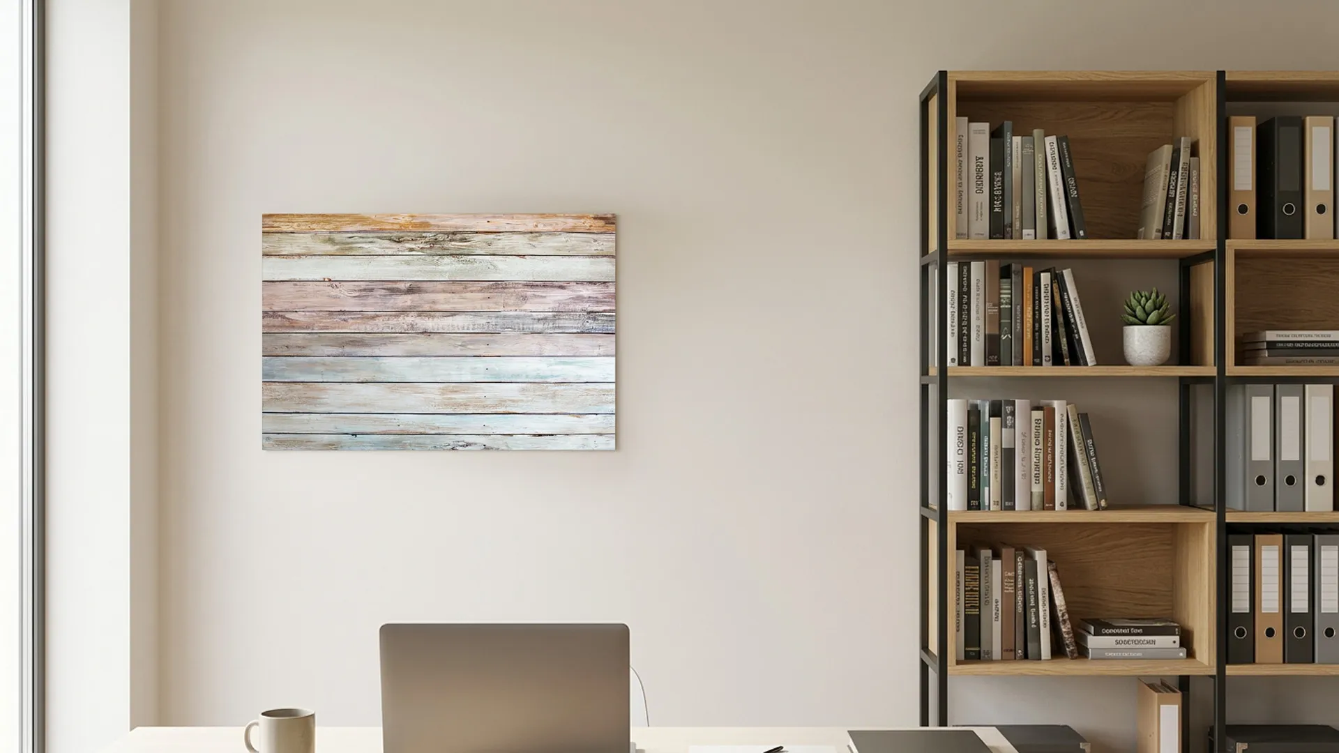 METALboards Magnetic Board, Pastel Wooden Planks 60x40 cm + FREE Accessories Set - Image 3
