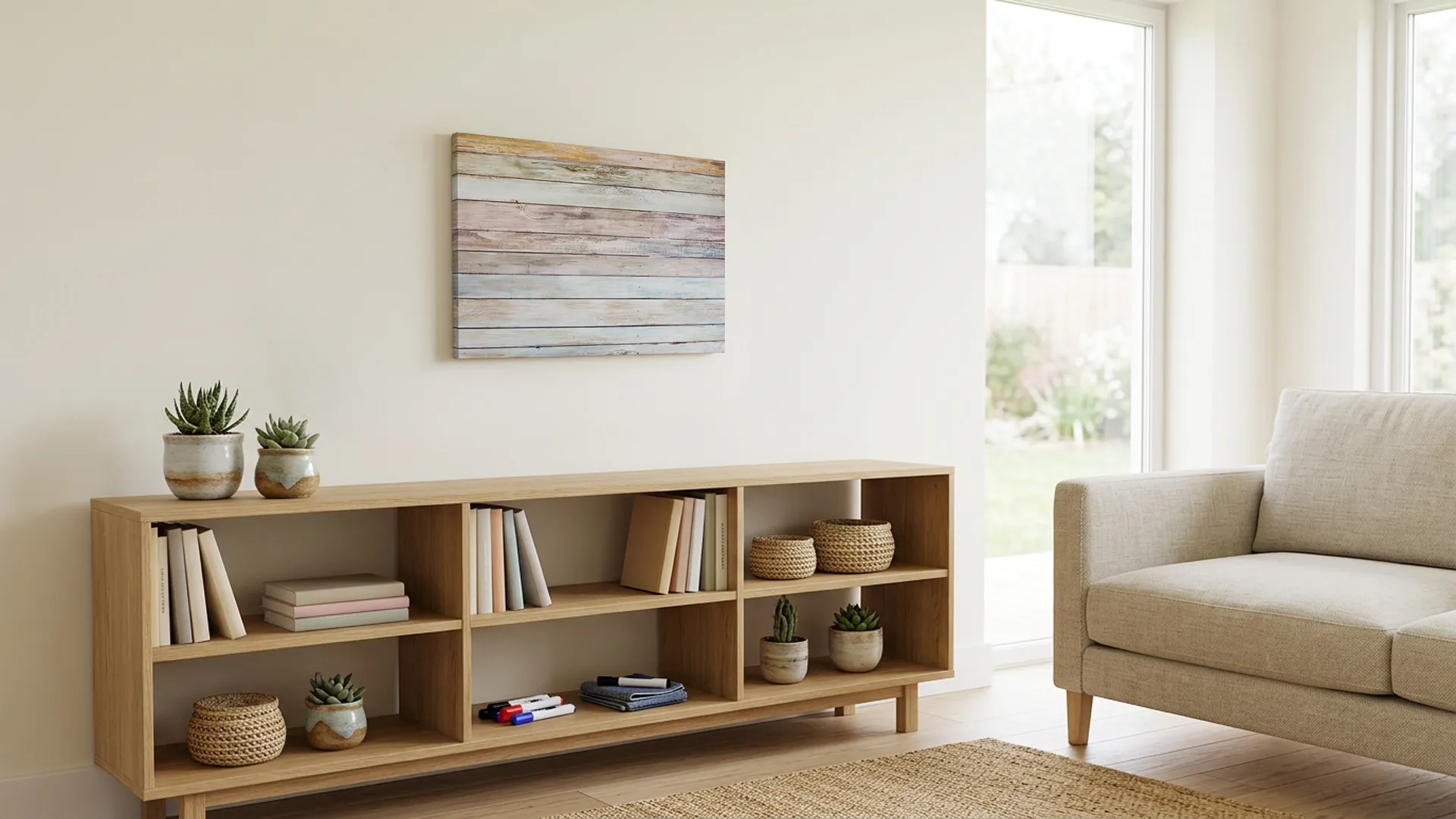 METALboards Magnetic Board, Pastel Wooden Planks 60x40 cm + FREE Accessories Set - Image 4