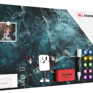 METALboards Magnetic Board, Lapis Lazuli Stone 60x40 cm + FREE Accessories Set