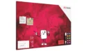 METALboards Magnetic Board, Magenta Stone 90x60 cm + FREE Accessories Set
