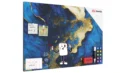 METALboards Magnetic Board, Blue & Gold 90x60 cm + FREE Accessories Set