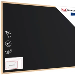 Chalkboard 120x90 cm with a wooden frame ECO