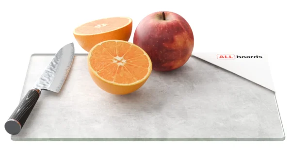 Glass chopping board – CONCRETE II 30×20 cm