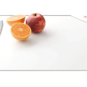Glass chopping board – WHITE 50×40 cm