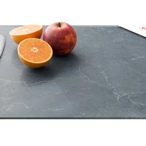 Glass chopping board – ANTHRACITE MARBLE 50×40 cm
