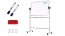 TM Idea Mobile Whiteboard – Double-Sided, Rotating, Magnetic, Dry-Wipe – 100x70 cm - FLEX Series