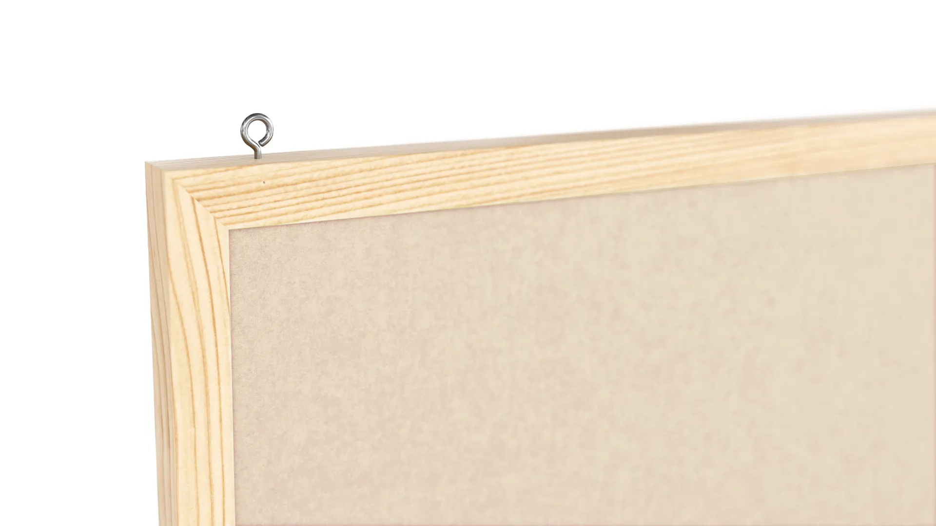 Camel Brown Felt Noticeboard 60 x 40 cm with Lacquered Wooden Frame - Image 6
