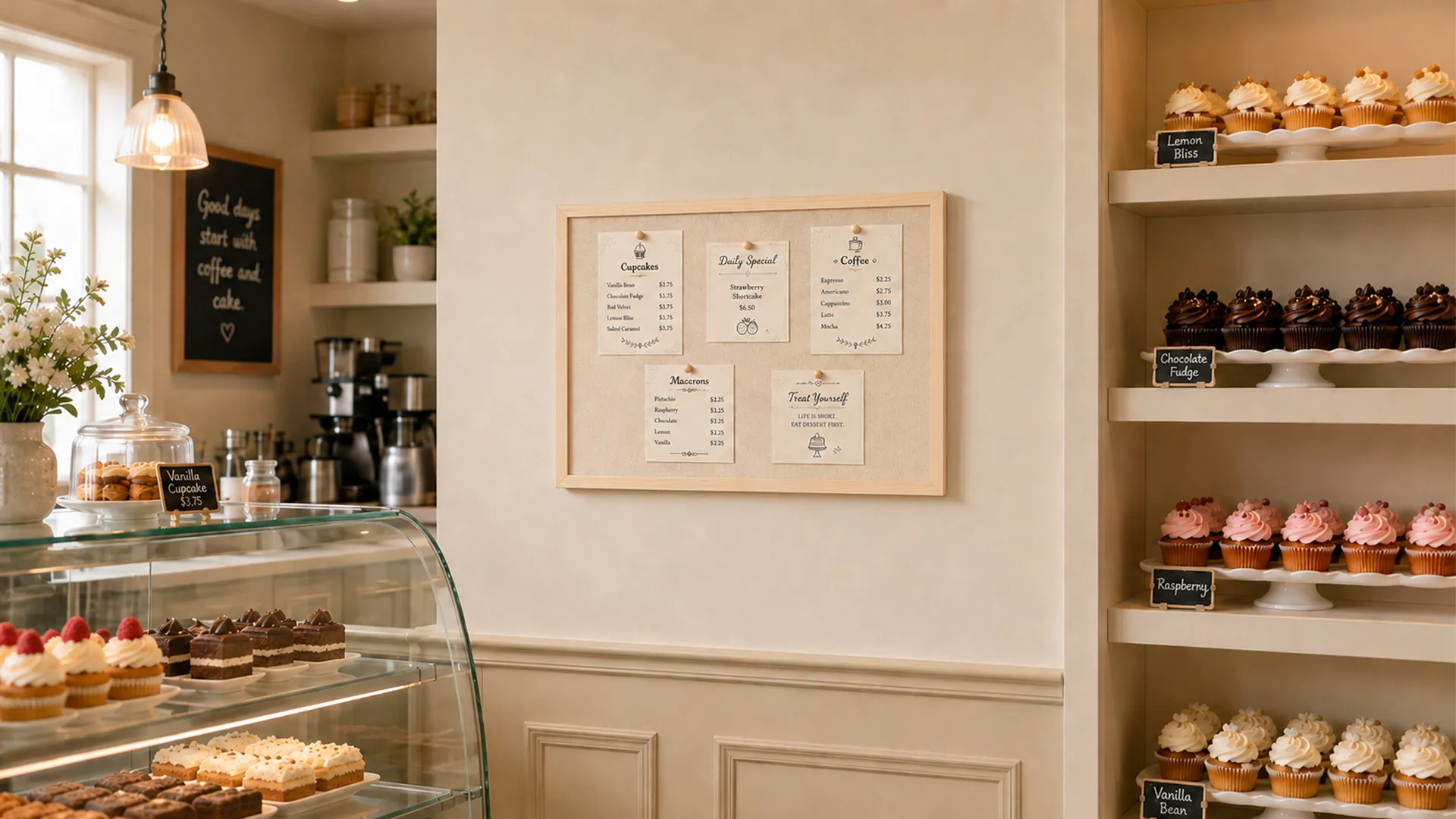 Camel Brown Felt Noticeboard 60 x 40 cm with Lacquered Wooden Frame - Image 9
